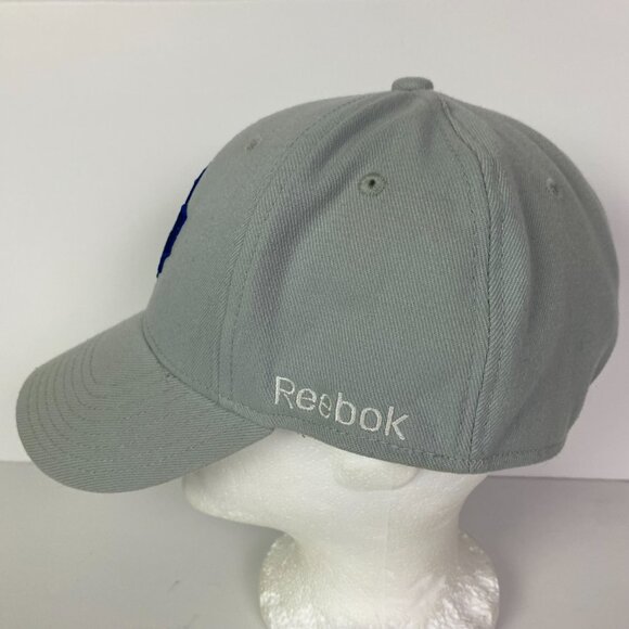 Toronto Maple Leafs Hat Reebok Face Off Headwear Gray Men's Size M/L Stretch NHL - Picture 5 of 11
